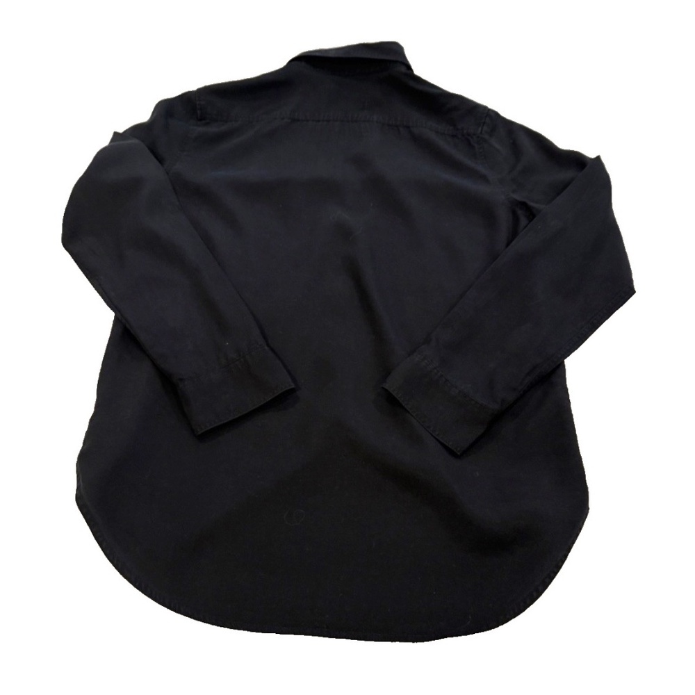 BABATON Aritzia Utility Tencel Lyocell Black Button Up Shirt;‎ Women's XS - Picture 12 of 12